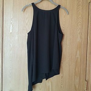Asymmetrical Express sleeveless blouse